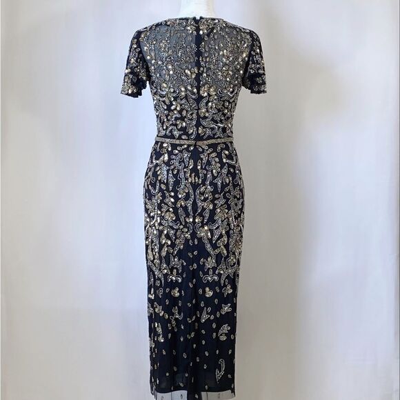 Mac Duggal Embellished Midi-Dress size 6 - Picture 11 of 15